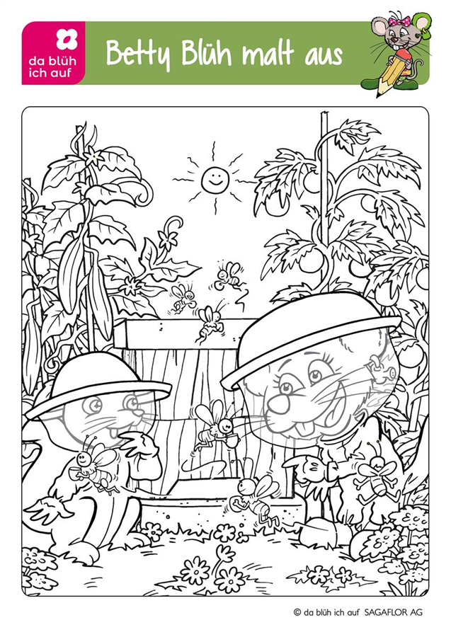Betty Blüh Ausmalbild 3 25 Betty Blüh Ausmalbild 3 25