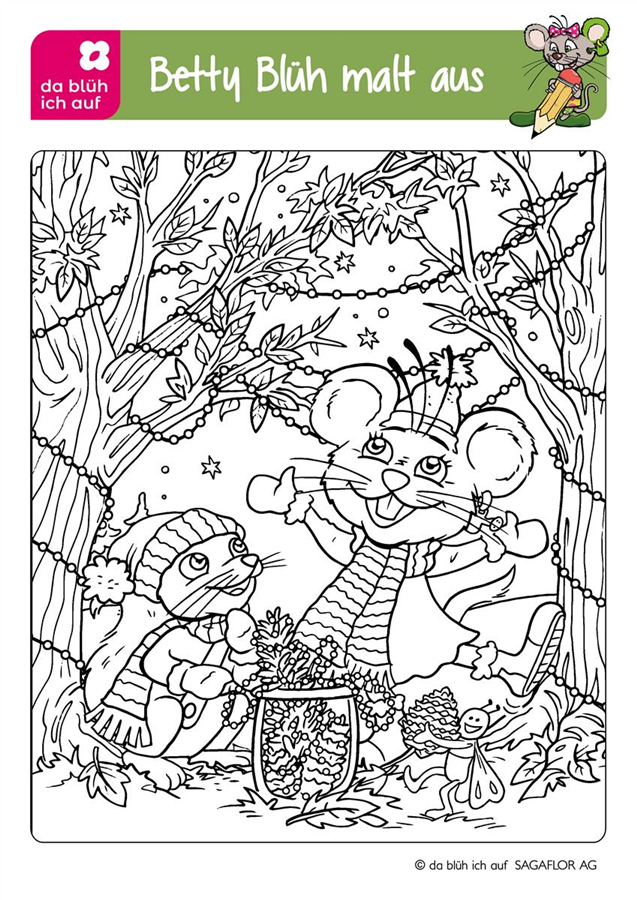 Betty Blüh Ausmalbild 6 25 Betty Blüh Ausmalbild 6 25